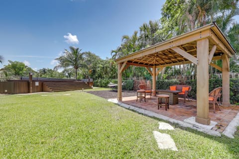 Fenced-In Backyard | Furnished Cabana | Hammock