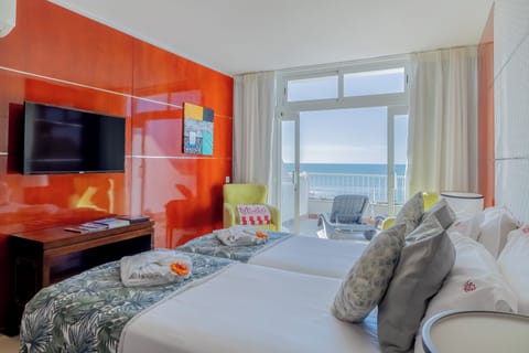 Drift into sleep with calming coastal light all around.