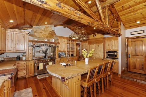 You can utilize the chefs kitchen to your hearts desire.