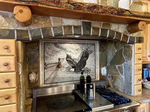 Beautiful stone artwork and mosaic