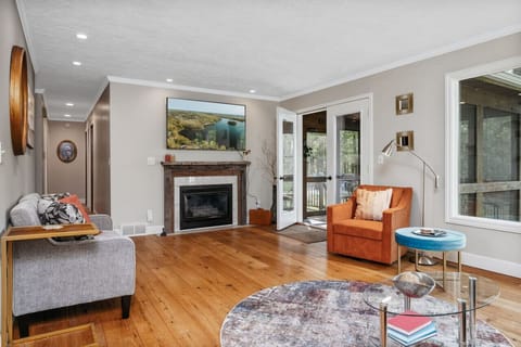 Movie nights and fireplace warmth 🔥📺