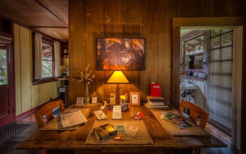 Welcome table, living room