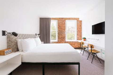 Bedroom. Interior and views may vary by availability.