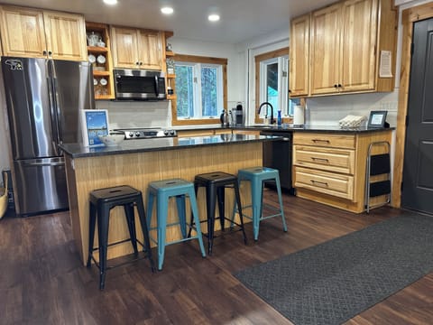 Gather around the Bar as you prepare your meals