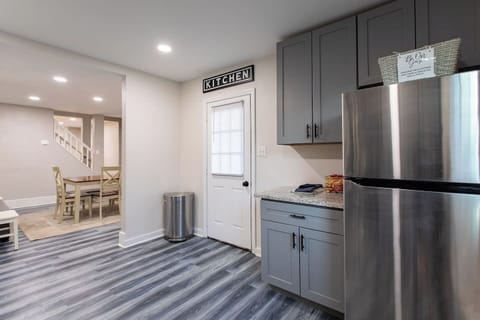 You’ll find plenty of prep space on the countertops, along with all the cookware, bakeware, dishware, flatware, glassware, serving-ware, and utensils you need to prepare and serve your favorite meals.