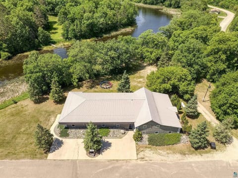 Ariel View with River