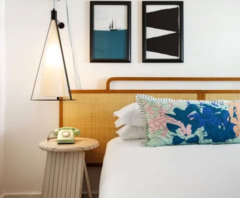 Unit with Queen bed. Exact unit will be assigned upon arrival. Views, colors, and decor may vary.