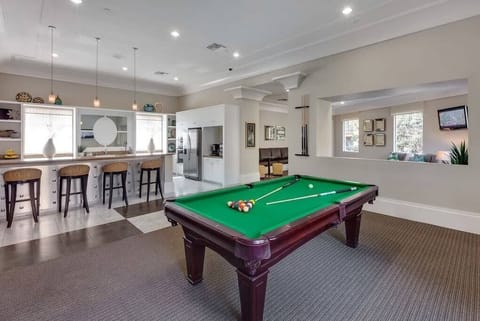 Enjoy quality family moments with our clubhouse pool table—a perfect spot for fun and laughter!