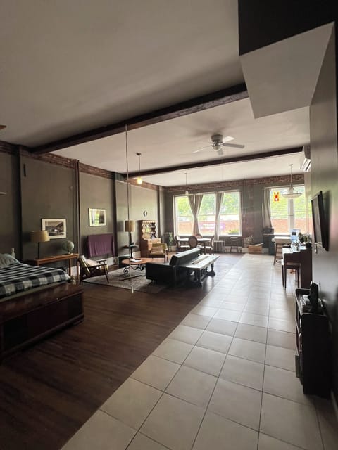 View from the front door. 