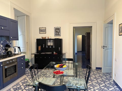 View straight ahead to interior hallway (and bathrooms), door on right to Bed 1