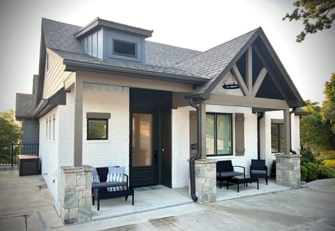 Peaceful front porch