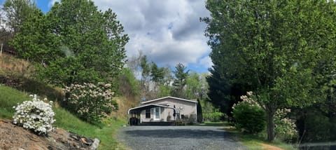 Entrance to carport