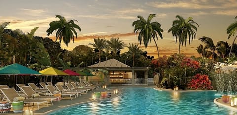 If you don’t feel like going to the beach or leaving the property, don’t worry, you may still enjoy and get sunbathed by the pool