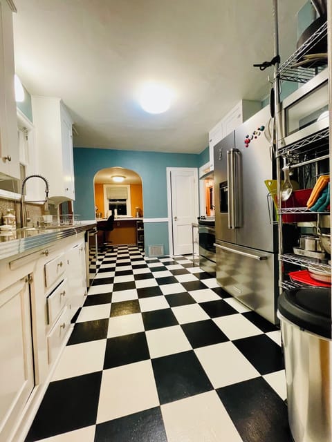 Fully stocked kitchen