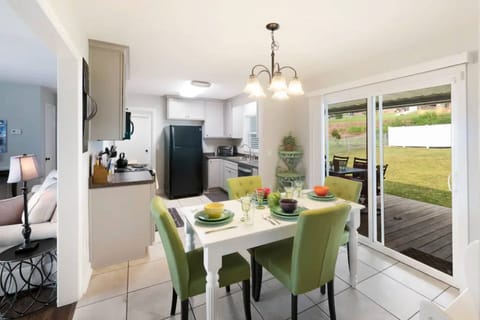 Dining area with seating for four