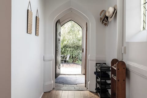 Enjoy the thematic decor tying back to the church's history