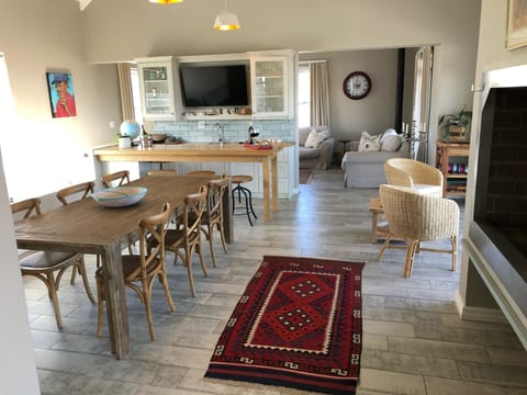 Dining area, Bar area and indoor BBQ area