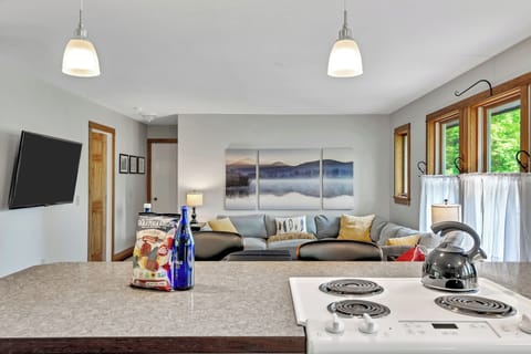 Kitchen and Living Room with spectacular views