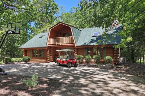 Front of home featuring golf cart transportation!