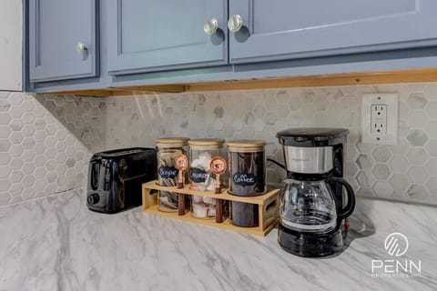 Start your day right with our complimentary coffee station. Enjoy freshly brewed coffee before heading out to explore the neighborhood.