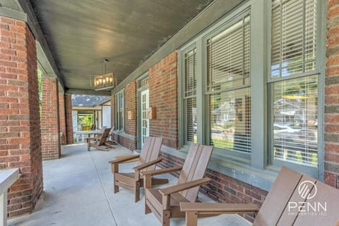 Relax on the charming front porch, the perfect spot to sip coffee and enjoy the neighborhood.