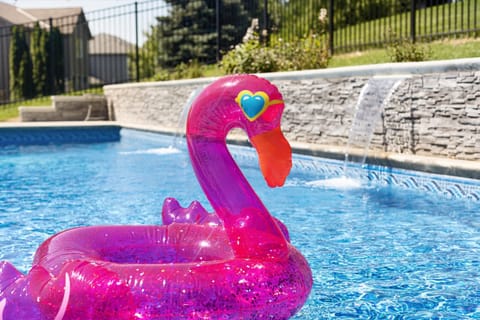 Chillin' by the pool.