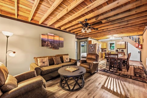 Cozy living area of Howl's Hollow