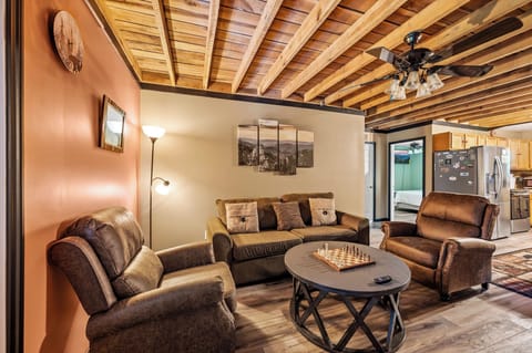 Cozy living area of Howl's Hollow