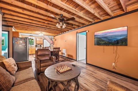 Cozy living area of Howl's Hollow