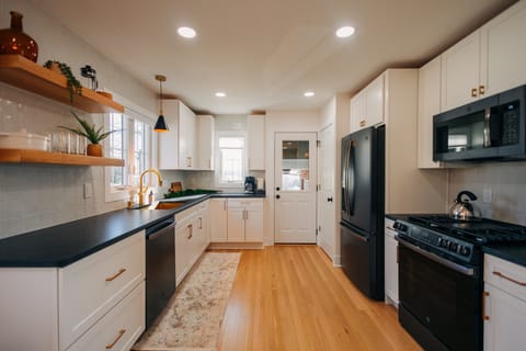 This fully-equipped kitchen makes cooking for large groups a breeze!