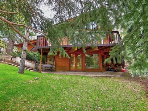 Walk out basement to grassy yard