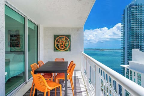 South facing balcony with ocean views.