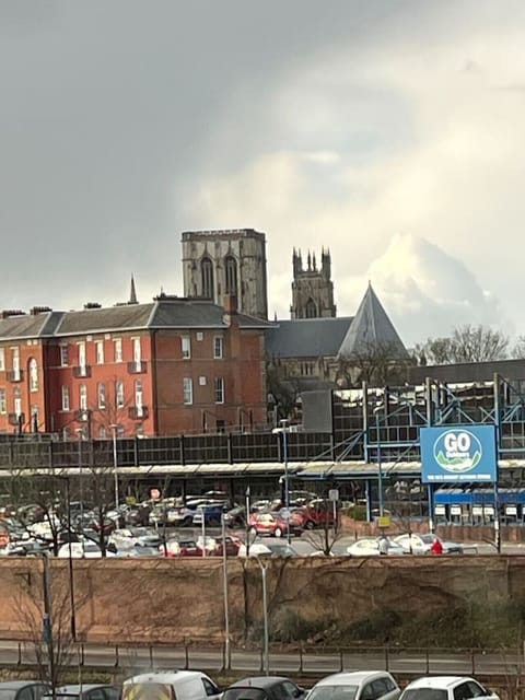 The view of York Minster from the apartment