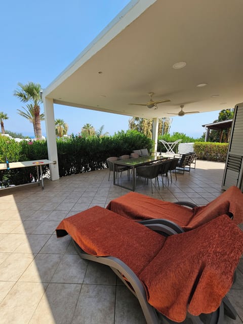 on the beach house latsi - in front of the beach