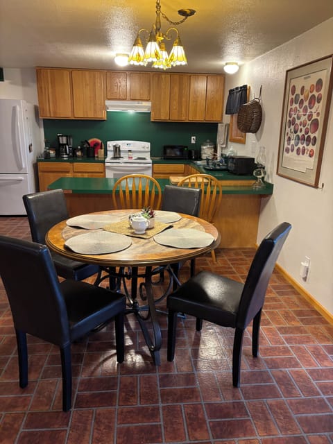 Kitchen and dining area
