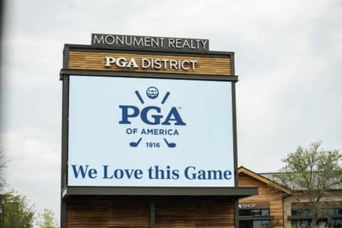 PGA District is  only a 7 minute drive or 3 miles away.