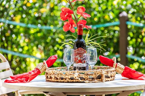 Enjoy a meal on your private lanai