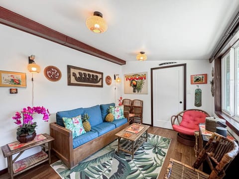 Fun tiki lounge inside a spacious 3BR Murphys home, just a short walk to downtown.