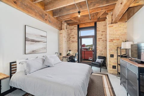 A bright and peaceful master bedroom designed for everyday comfort. It features an en-suite bathroom and a private balcony—perfect for morning coffee or quiet moments. Simple, sunlit, and serene.