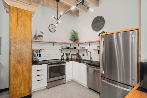 Step into our sleek, modern kitchen, where every corner beckons with contemporary charm and culinary possibilities. 