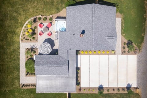 Aerial view of property.