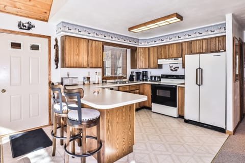 Fuel up at the breakfast bar.