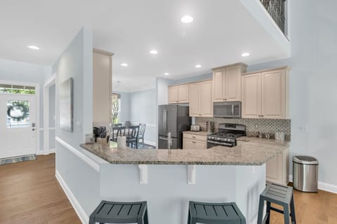 Counter seating for your all your sous chefs