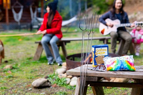 S'mores and guitars by the camp fire! Let's go!!