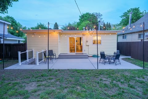 Make wonderful new memories in our yard, which is fenced in for your privacy.