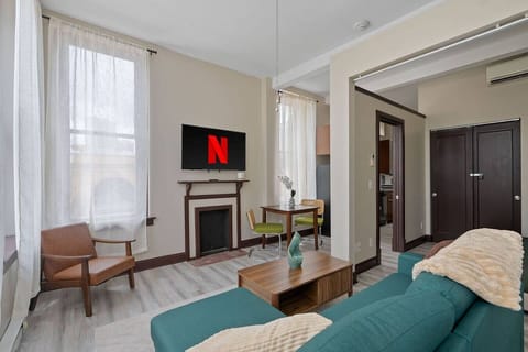 Living room with a 55-inch Smart TV