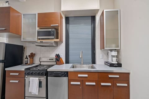 Whip up a meal in the modern kitchen.