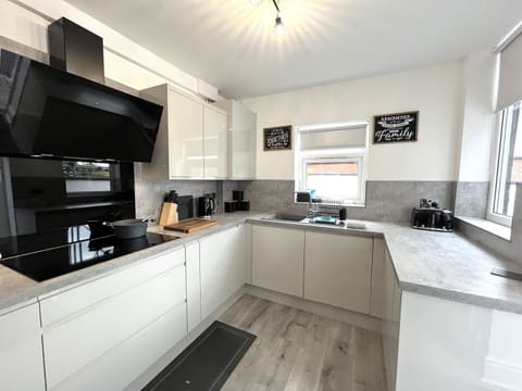 Fully equipped kitchen so you can cook in