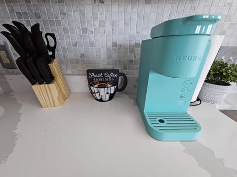 Keurig coffee maker with K-Cups.