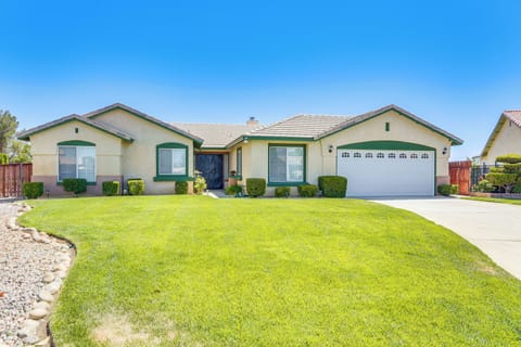 Victorville Vacation Rental | 4BR | 2BA | 1,740 Sq Ft | Small Step for Entry
